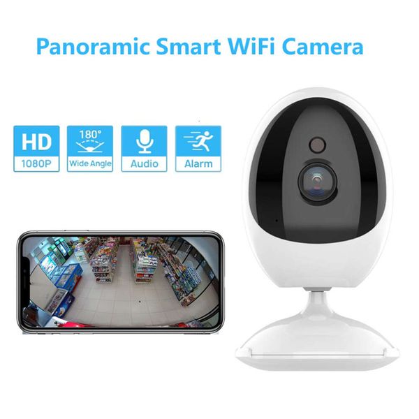 Neue 2MP Super-Weitwinkel-Fisheye-Objektiv 1080P Home Secuity 180 Grad Panorama-Netzwerkkamera