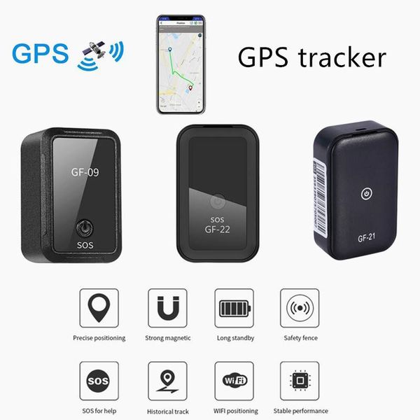 GF22 GF21 GF09 Мини-автомобильный GPS-трекер Автомобильный GPS-локатор Дети Анти-потерянная запись Прослушивание Смарт-устройство слежения Голосовой мониторинг