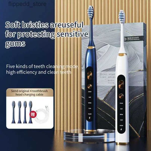 Escova de dentes 2023 Novo vibrador elétrico fabricante inteligente Rose Gold Q231117