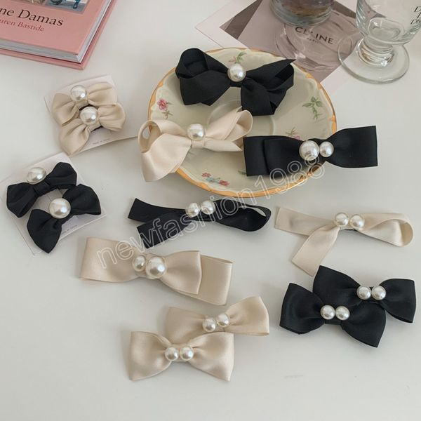 Fashion Woman Big Pearl Hair Clips Girls in stile coreano Bancilette Duckmelilling Elegant Geometric Hair Clips Accessori per capelli