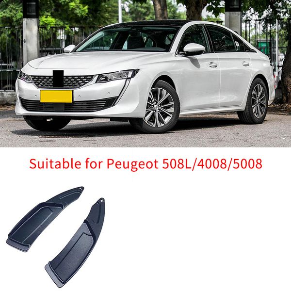 Красные подрулевые лепестки на руле, подходят для Peugeot 508L/4008/5008, красные подрулевые лепестки из алюминиевого сплава на руле