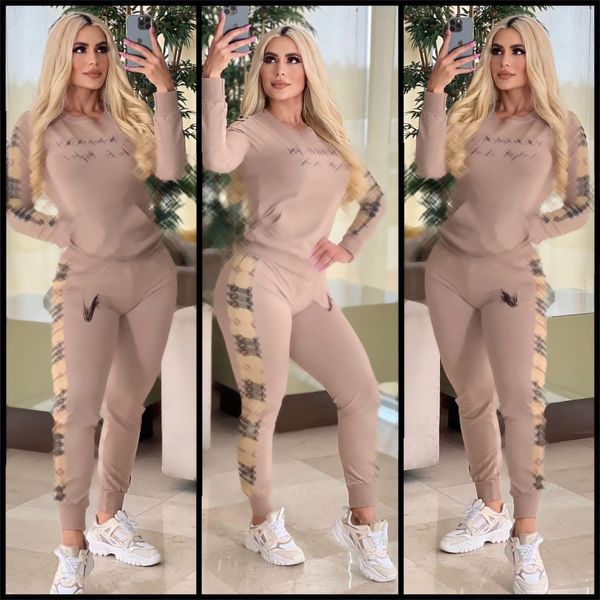 Kadınlar Sıradan Takipler FSHION Klasik Mektup Hoodie Pant İki Parçalı Set Tasarımcısı Açık Mekan Jogging Takım Setleri Sıradan Kıyafetler Sweatershirt Setleri