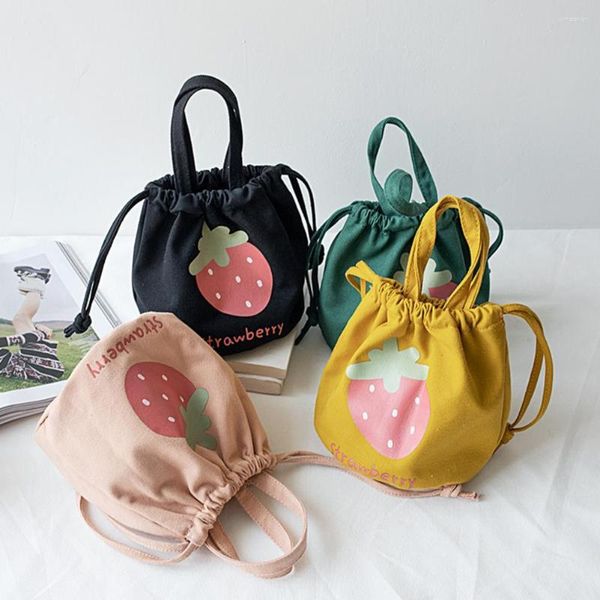 Bolsas de armazenamento Mini Bolsa de tração de lona