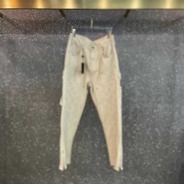 Herren Jeans Designer 2023SS Paris Italien Herren Jeans Casual Street Fashion Taschen Warme Herren Damen Paar Hose DM1V