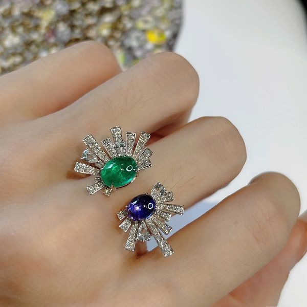 Подсолнечный кольцо кольцо белого золота на вечеринке обручальные кольца для женщин для женских свадебных драгоценных камней обещают обручать ювелирные изделия