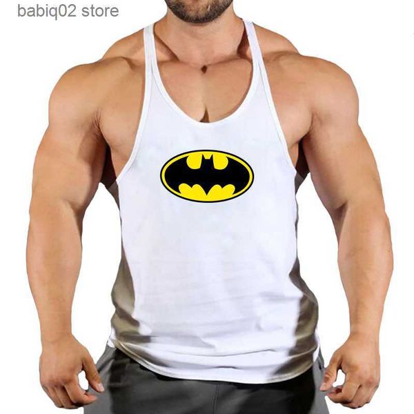 Regatas masculinas fitness homem musculação camisa masculina singlet ginásio colete stringer sem mangas moletom t-shirts suspensórios homem roupas top t230417