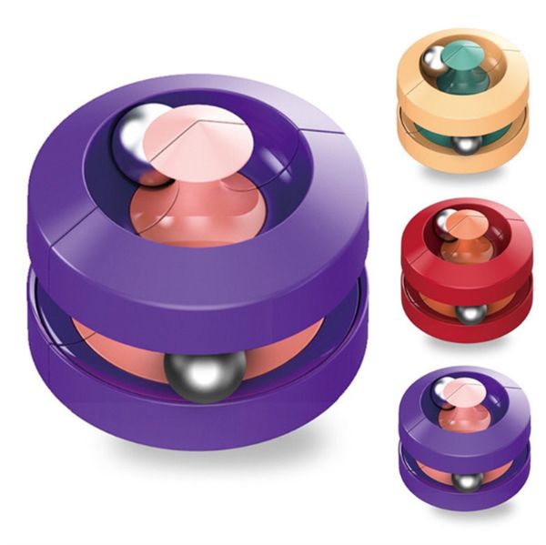 Decompressione Giocattoli educativi Reliever Spinner Toy Balls Punta delle dita Fidget Toys Punta delle dita Giroscopio Trottola