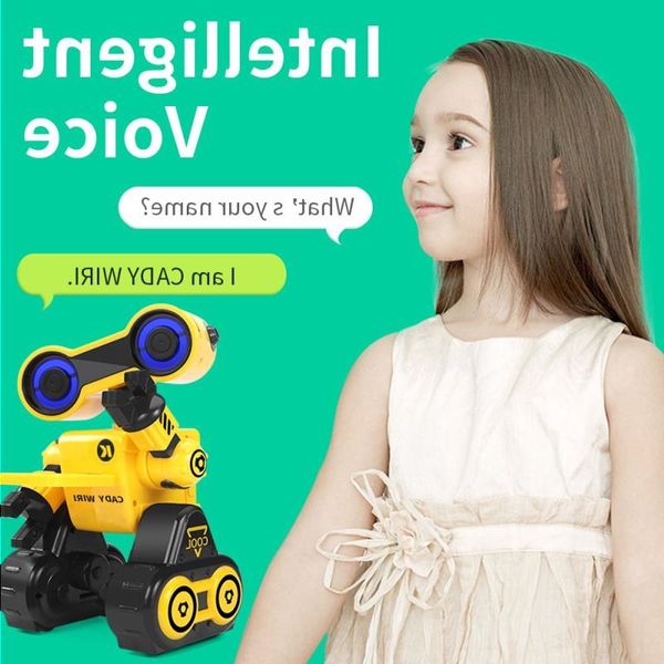 Freeshipping R13 Smart Robot Programmabile Giocattolo Touch Control Registrazione di messaggi vocali Canta Dance Robotica Kit Robot intelligente per bambini Auftl