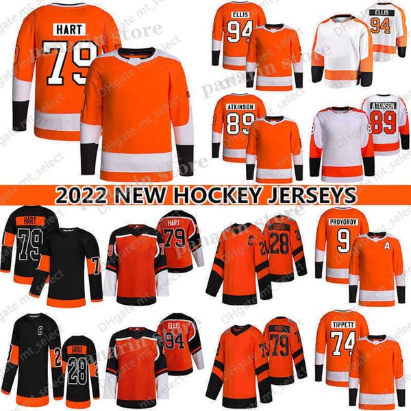 79 Carter Hart Jersey 89 Cam Atkinson 14 Sean Couturier 94 Ryan Ellis 13 Kevin Hayes 9 Ivan Provorov 74 Owen Tippett hockey''nHl'' Chandails