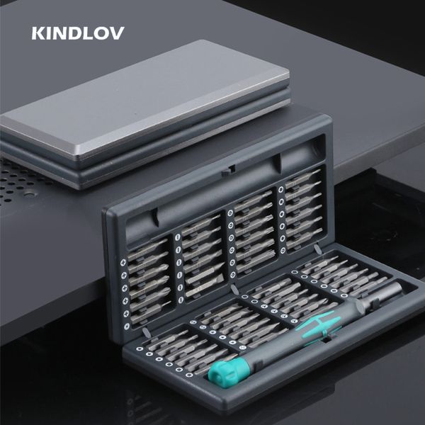 Отвертки Kindlov Professional Supdriver Set 49pcs Machine Machine Multifinational Multifunction Wit для инструмента ремонта мобильного телефона Huawei 230417