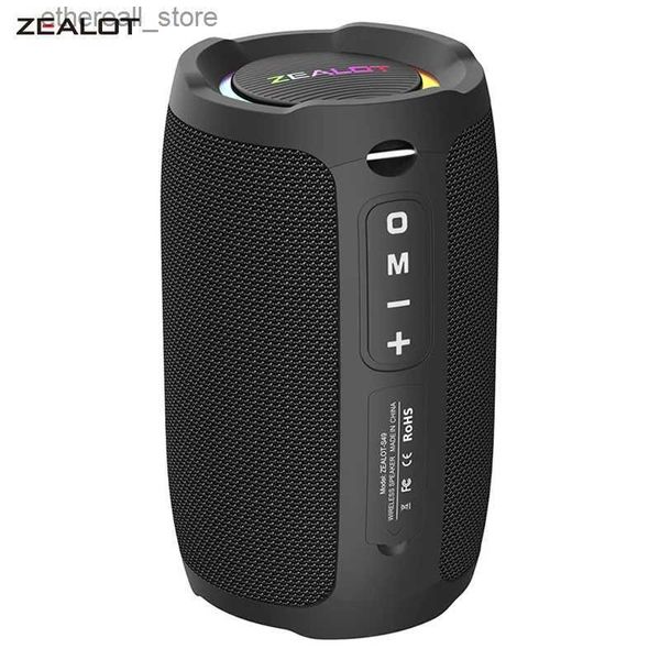 Handy-Lautsprecher ZEALOT S49 Tragbarer Bluetooth-Lautsprecher 20 W IPX7 Wasserdicht Leistungsstarke Soundbox Bass Boost Dual Pairing True Wireles Stereo Outdoor Q231117