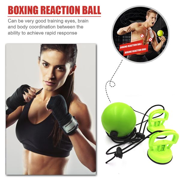 Bolas de bola de bola de boxe de bola de bola de bola Treinamento de faixa de bola Reflex Reflex com fortes otários a vácuo Equipamento de boxe de fitness 230417