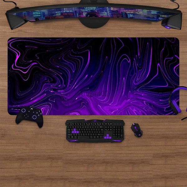 Mouse Pads Apoios de Pulso Textura de Tinta Líquida Xxl Gaming Mousepad Anime Teclado Mouse Mat Computador Laptop Deskmat Abstract Texturemouse Pad para Gamers YQ231117