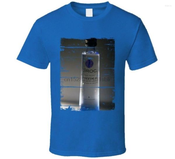 Herren T-Shirts Ciroc Snap Frost Wodka Distressed Image Shirt Mode Herren Kurzarm Neuheit Cool Tops T-Shirt