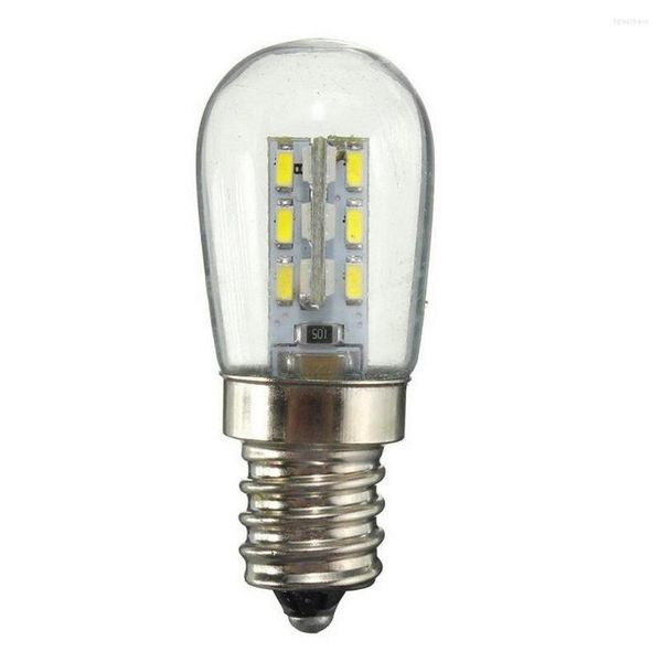 220/AC110V LED Birne E12 SMD 24 Hochhelligkeit Glas Lampenschirm Reine Warmweiß Lampe Für Nähmaschine Kühlschrank