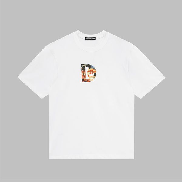 DSQ Phantom Turtle Mens Mens Designer Frush Итальянская модная футболка для логотипа Milan Летняя черная белая футболка хип-хоп уличная одежда 100% хлопковые топы плюс размер 51507
