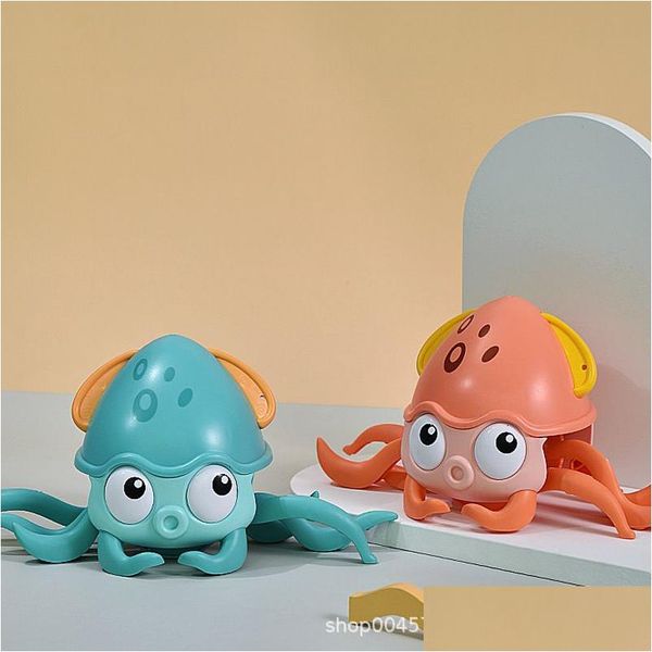 Bath Toys Octopus Toy Toy Mtifuncional Childrens Piscina PL Pl Rode Interactive Drop Drop Drop Drop Baby Kids Maternity Shower Dhjhk