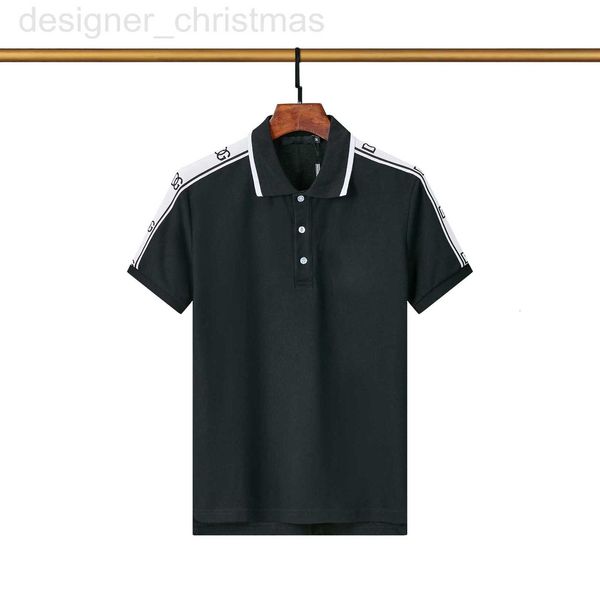 Polo da uomo di design di lusso T-shirt da uomo di design V Friends Lettera Stampa T-shirt da uomo grande manica corta stile Hip Hop Nero Bianco Arancione T-shirt Taglia S-3XL W50 49R6