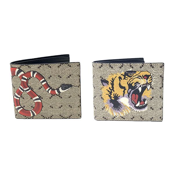 Couro Genuíno Luxo Snake Bee Titular do Cartão de Crédito Pequena Chave Carteira Mens Mulheres Moda Bolsas Luxurys Designer Carteiras Checkbook Passaporte Coin Purse Cardholder