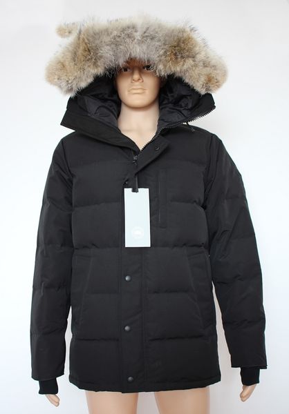 Winter Herren Daunenjacken Carson Fusion Fit Waschbär Kapuze Pelzkragen Mantel Daunen Dicke warme Parkas Rot Winter Outlet Outdoor Sport Parkas