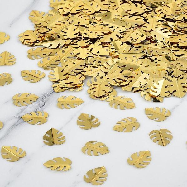 Decoração de festa 30g Goldententropical Confetti Green para chá de bebê Tabela de picadas de casamento delicado