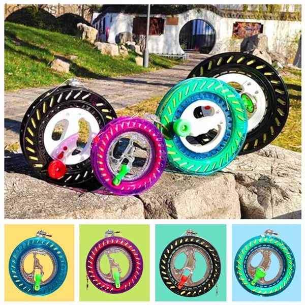 Accessori per aquiloni spedizione gratuita bambini aquilone bobina abs ruota aquilone gioco all'aperto giocattoli divertenti per bambini aquiloni commercio tessile aria acquilone quadL231118