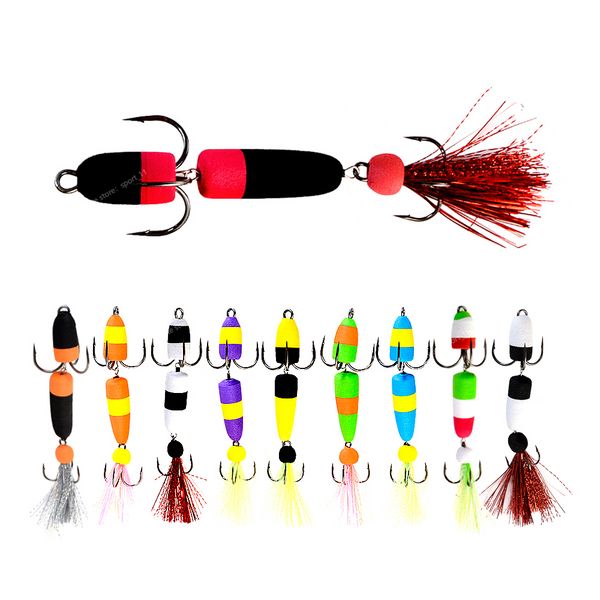 FISH KING Mandula Venda quente Isca de pesca Iscas macias Isca de espuma Swimbait Wobbler Bass Pike Isca Inseto Iscas artificiais Pesca FishingIscas de pesca fish king isca macia