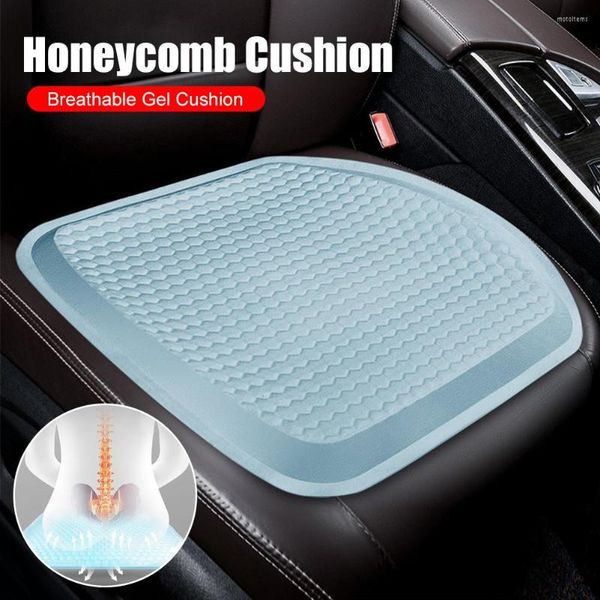 Capas de assento de carro Costo universal Cushion respirável favo de mel alívio de pressão de refrigeração para cadeira de casa suprimentos de verão