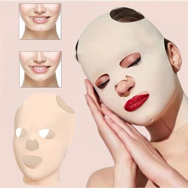Gesichtspflegegeräte Lifting Strap Slimming Lift Bandage Sculpt Modeling Feste Schlafmaske Full LiftUp Eyes Skin Tools 230418