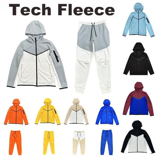 Kalın İnsan Tech Fleece Spor Pants Hoodies Tasarımcı Trailsuit Ceket Hoodie Erkek Kadın Jogger Pantolon Uzay Pamuk Dipleri Techfleece Joggers Spor Giyim Takım