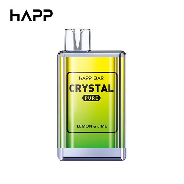 Original HAPP Crystal 6k 7k Puffs Vape Bar 1500mAh Bateria Descartável 6000 7000 Puffs E Cigarros Dispositivo Einweg Vapes China Fábrica Modelo Privado