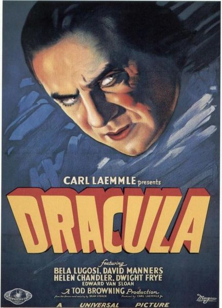 DRACULA Film RARE Horror Vampires Universale Mostri Dipinti Art Film Stampa Seta Poster Decorazione della parete di casa 60x90 cm6226120