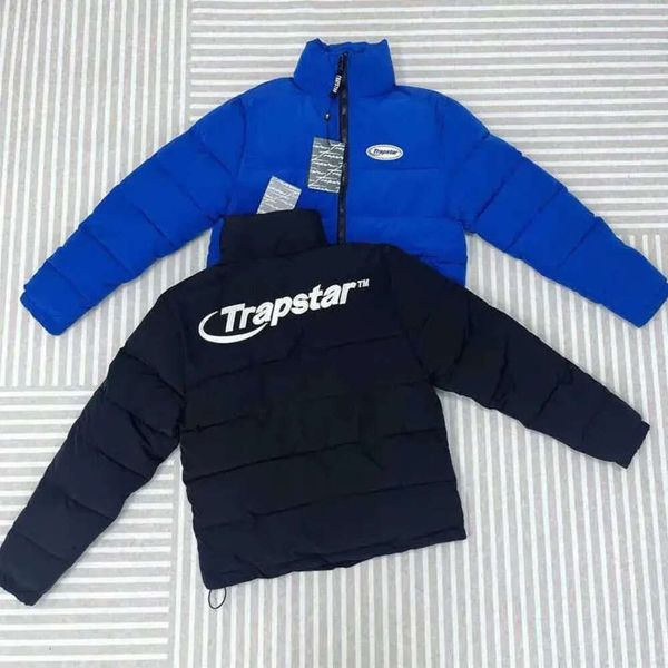 Cappotto termico da uomo invernale Giacca Trapstar Hyperdrive Puffer Jackwet-lettere bianche fashon Abbigliamento donna ricamato di alta qualità 2023