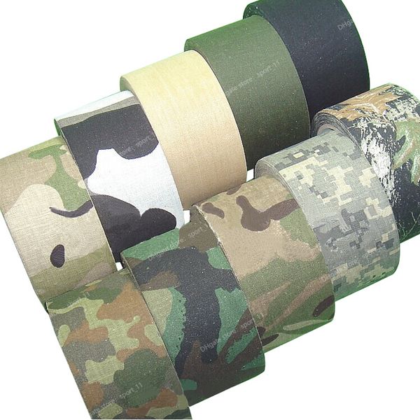 5M Outdoor Duct Camouflage Tape WRAP Jagd Wasserdicht Selbstklebendes Camo Tape Stealth Bandage Militär 0,05m x 5m /2inchx196inch Camping WandernOutdoor-Werkzeuge Sport