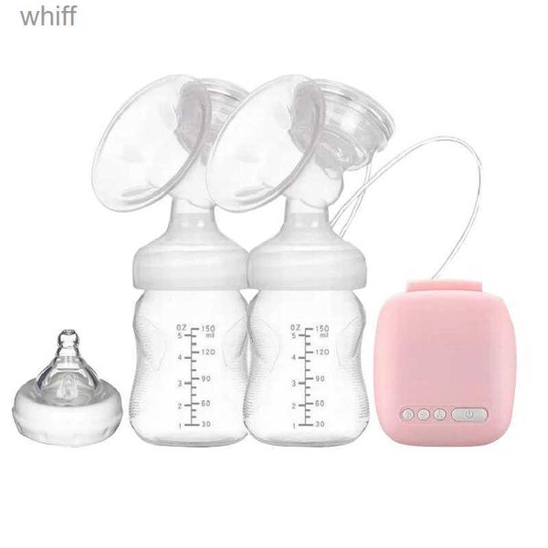 Milchpumpen Doppel Baby Care Elektrische Milchpumpe Intelligente Automatische Flasche Baby Stillen Milch Extractor Zubehör ER879L231118