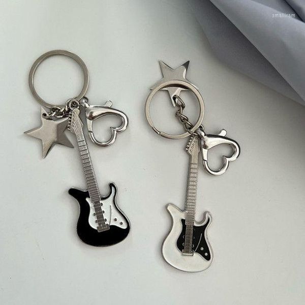 Клавные мальчики и девочки Школа Bagb Guitar Love Star Key Cheape Pendant Musician Musician Dream Leater Gift