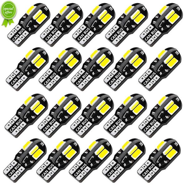 20pcs T10 Pequeno bulbo LED automotivo LED LIMPO DE LIMPO MODIFICADO