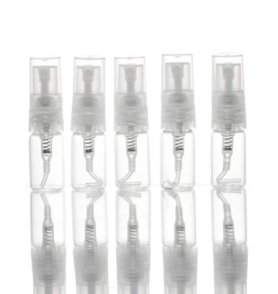 Atomizador de reabastecimento de 2 ml de qualidade 2CC Mini Amostra de perfume essencial de perfume vazio Pump Spray Garrane