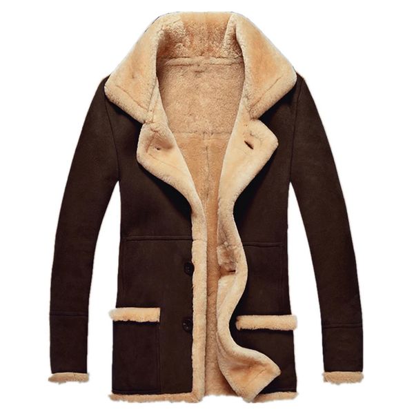 Parka da uomo in piumino da uomo Autunno Inverno Pelliccia sintetica Giacca termica calda foderata in pile Cappotto Parka Cappotto Outwear Casual Uomo 231117