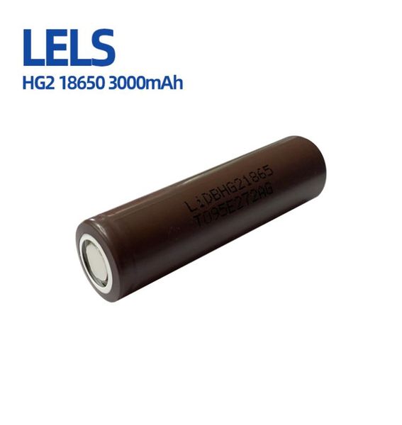 LELS HG2 18650 3000 mAh 37 V Hochentladungs-18650-Akku 30 A wiederaufladbarer Akku mit hohem Stromverbrauch oder Box-Mod-Taschenlampe E-Zigaretten-Mod Recha7753189