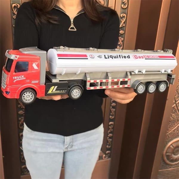 Andere Spielzeuge 1 48 Rc Truck Heavy Duty Toy Trucks Fernbedienung Semi Trailer Construction Electric Big Trailer Dump Boys Geschenk 231117