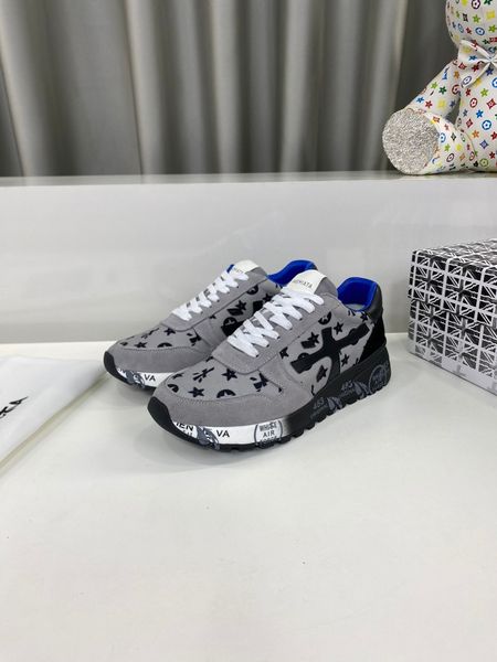 Erkekler Koşu Ayakkabı Tasarımcısı Sıradan Sneaker İtalya Mick Lander Luxury Marka Spor Spor ayakkabıları Yürüyüş Jogging Premiatas Miras Ayakkabı Eğitmeni