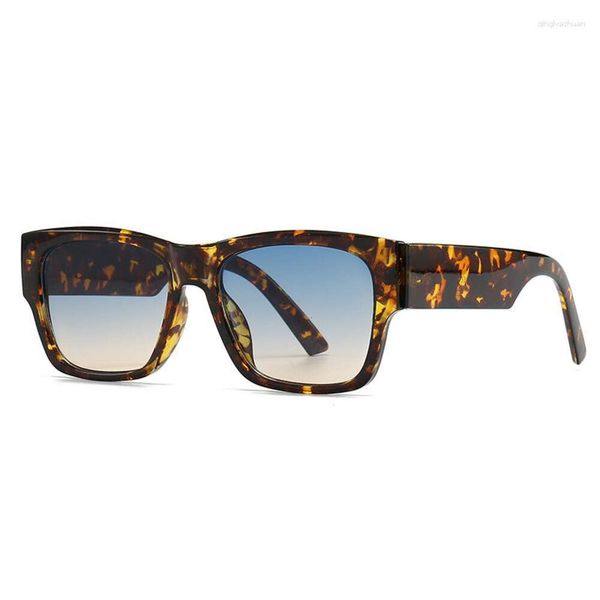 Óculos de sol designer clássico quadrado mulheres para homens tendências óculos de sol moda vintage vidro punk senhoras tons adequados para todos os jovens usam