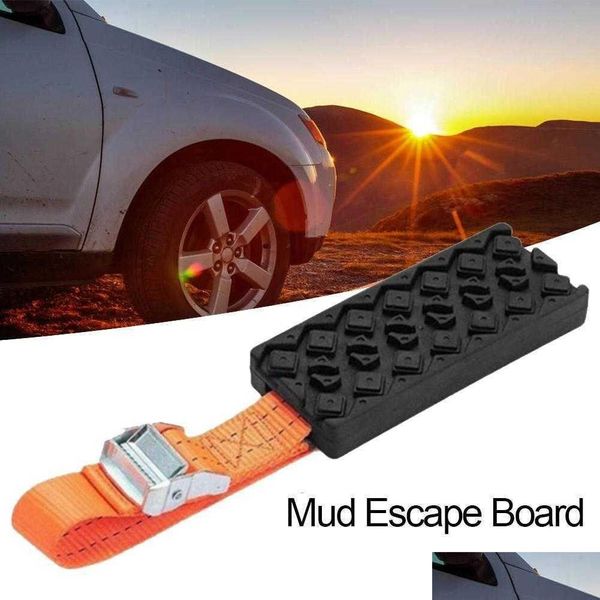 Produto para estrada de viagem 2 peças de placa de lama de carro areia corrente de emergência off-road escape peças de ferramenta de resgate 1216 entrega de gota celulares motorcy dhu2x