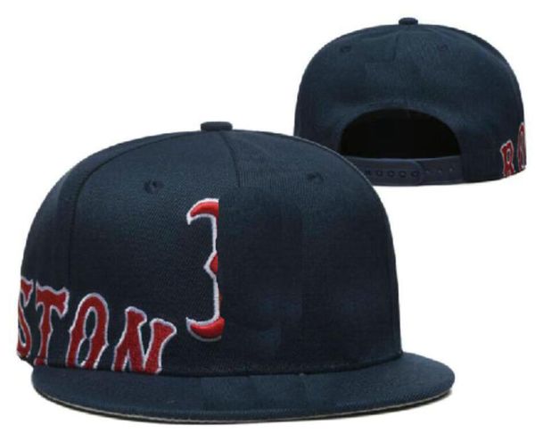 2023 Fashion SOX Hats LA NY Baseball Snapback Gute Qualität Sonnenkappen Boston Alle Teams für Männer Frauen Strapback Snap Back Hüte Hip Hop Sporthut Mix Order A14