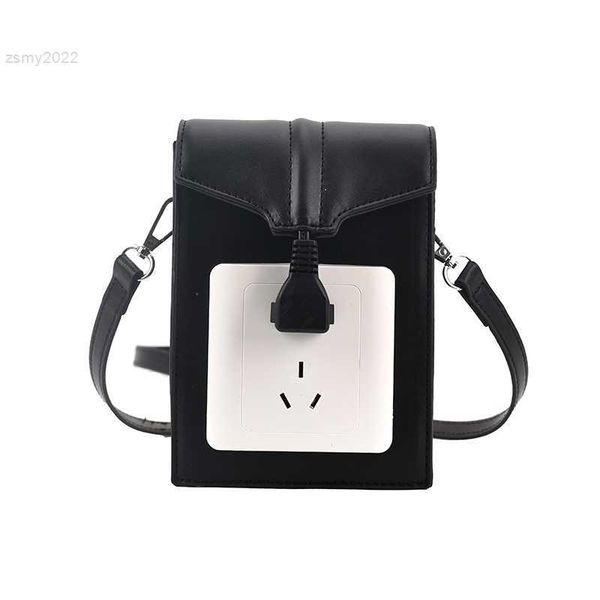 Bolsas de ombro Switch Socket Sacos de celular para mulheres bolsas de ombro de moda de alta qualidade bolsas de malas Bolsa Crossbody bolsa fofa bolsa