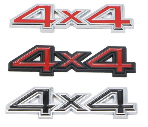 Carro 3d 4x4 adesivos de metal e decalques para jeep wrangler tronco traseiro do carro corpo emblema emblema adesivos acessórios8970405