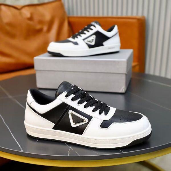 Top New Italy Marke Herren Downtown Sneakers Schuhe Plattform Sohle Mode Trainer Komfort Schuhe Low-Top Casual Flats Mann Luxus Sportschuh EU38-46 mit Box