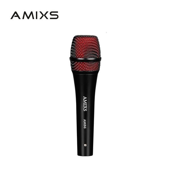 Microphones AMIXS haute qualité professionnel portable filaire micro micro dynamique Microphone pour karaoké Performance vocale en direct 231117