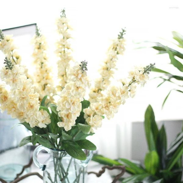 Fiori decorativi Vendita 1 PZ 91 CM Simulazione Giacinti Fiore Piante artificiali Arti e mestieri Decorazione della festa nuziale fai da te Forniture per la casa